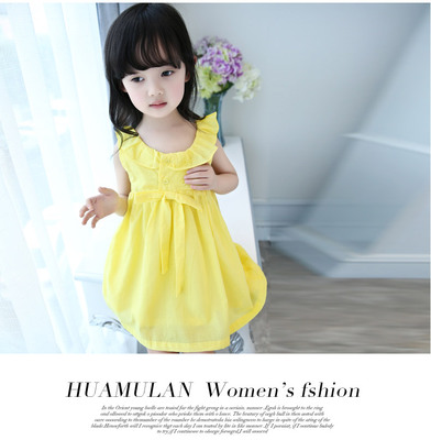 2016夏装新款韩版女宝宝2岁3岁5岁女孩蓬蓬裙公主裙包邮