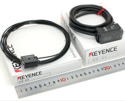 基恩士RGB数字光纤传感器CZ-V1+CZ-40全新原装，假一罚十