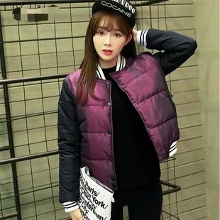 2015冬装新款韩版棉衣女装短款学生棒球服加厚羽绒棉服外套女潮