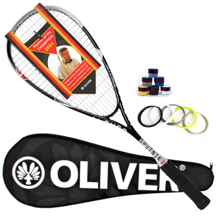 正品OLIVER奥立弗SPUTNIK 3全碳素壁球拍初学套装壁球训练器球拍