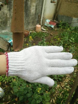 棉纱手套劳保手套批发白手套线手套耐磨防护手套口罩帆布次品