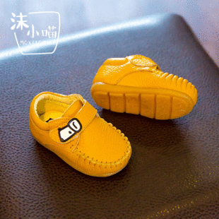 秋季新款韩版男儿童鞋子女宝宝真皮小单鞋婴儿软底防滑休闲学步鞋