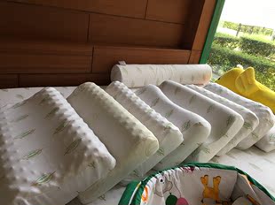 Napattiga娜帕蒂卡泰国乳胶枕头原装进口纯天然高低颈椎枕按摩枕