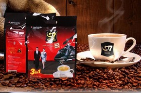 2包包邮越南正品进口中原G7三合一速溶黑咖啡粉50*16g重800g批发
