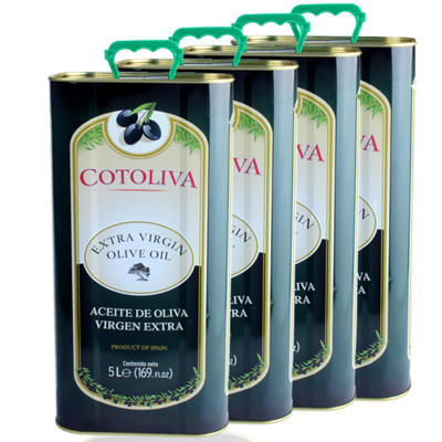 西班牙原装进口冷压特级初榨橄榄油5升l食用油送礼健康烹饪特价