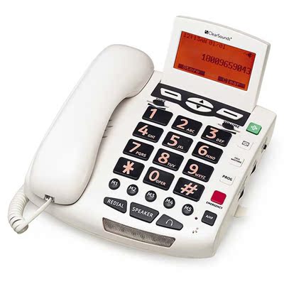 海外代购 数字电话机座机ClearSounds CSC600办公家用 固定电话机