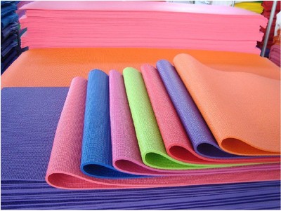 初学者防滑加厚PVC6mm瑜伽垫专业运动健身瑜伽垫瑜伽毯特价包邮