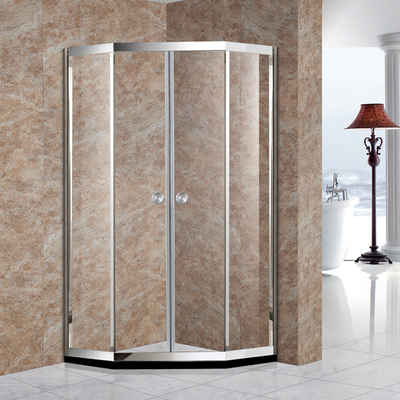 伦比卫浴 简易淋浴房钻石型整体沐浴房玻璃隔断门洗浴房浴室屏风