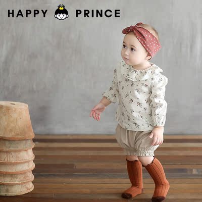韩国进口2016新款婴儿套装夏宝宝上衣裤子女童男童纯棉薄款童装