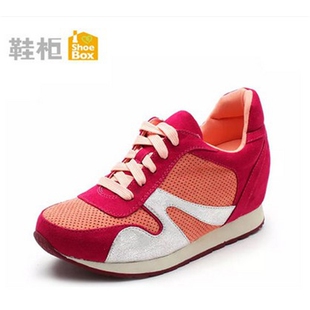 SHOEBOX/鞋柜新款内增高韩版休闲网面透气跑步鞋潮跑鞋1114404019