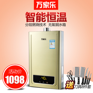 Macro/万家乐 JSQ20-10T1天然气热水器液化气10升强排式恒温速热
