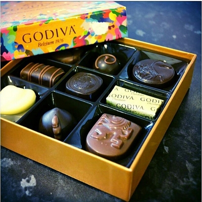 现货新款 Godiva巧克力 歌帝梵 比利时原装进口 90周年纪念礼盒