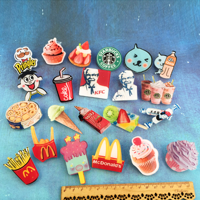9.9包邮 可爱立体冰箱贴酷儿磁性贴麦当劳KFC甜点食物创意贴