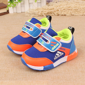 新款儿童休闲韩版运动鞋小童软底防滑鞋底 婴儿学步鞋宝宝鞋1-3岁