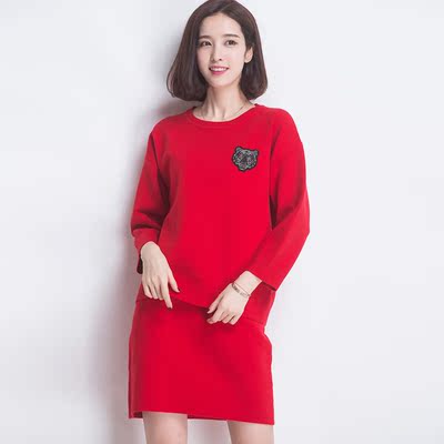 毛衣女秋季2016新款长袖针织衫套头衫女装时尚韩版纯色上衣