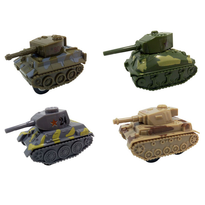 儿童玩具 塑料迷你回力车仿真小汽车坦克军事系列模型装甲车玩具