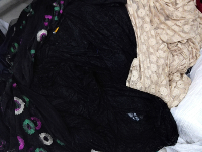 清仓高档黑色镂空刺绣蕾丝服装连衣裙布料拍摄背景布桌布包邮