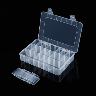 维修工具零件盒配件分类整理盒24格分格收纳盒饰品盒塑料包装盒