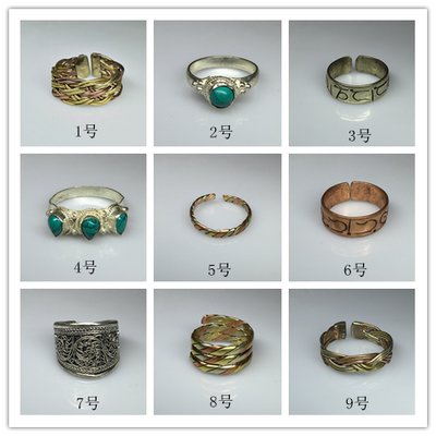 藏式创意民族风 戒指指环首饰品送礼 批发