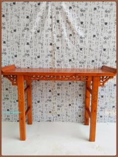 玄关供桌子松木条几条案中式简约仿古国学课桌椅实木案几翘头香案