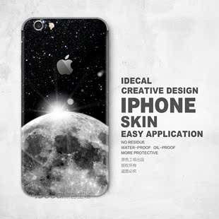 iDecal iPhone6 宇宙 星际iphone6背贴4.7寸贴纸 iphone6Plus贴膜