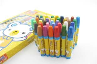 酷派油画棒12 18 24 36色幼儿蜡笔儿童美术绘画油画棒 学生涂鸦笔