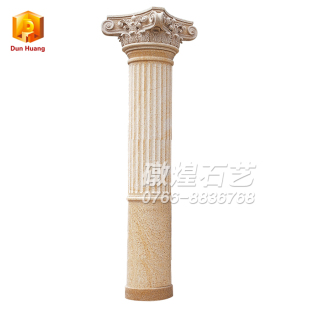 天然石材欧式装饰罗马柱 柱头梁托大理石雕花装饰柱 特价厂家直销