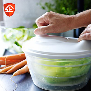 宜家代购沙拉甩干机家用厨房神器手动水果蔬菜沥水器脱水机滤水篮