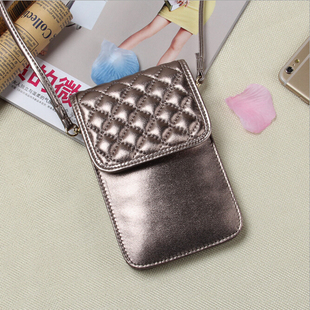 羊皮女包韩国真皮装手机的小包竖款mini/迷你5.7寸手机包女斜挎包