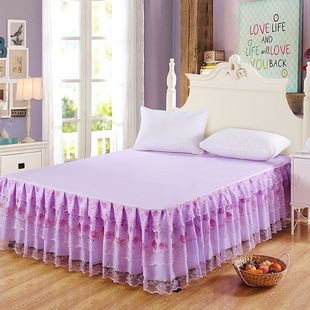 韩式蕾丝床裙单件公主床罩床垫保护套特价1.5/1.8m床笠床套包邮