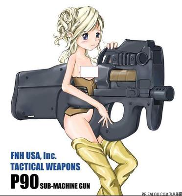 P90电动连发水弹枪特勤使命户外军事真人CS玩具枪送老公生日礼物