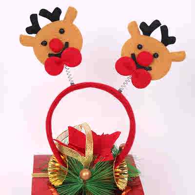 圣诞节圣诞头箍头扣圣诞节儿童装饰装扮可爱圣诞发箍圣诞节装饰品