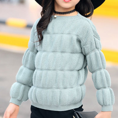小个子150cm女装秋冬装2016新款韩版加厚泡泡针织套头毛衣