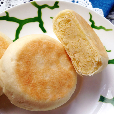 绿豆沙苏式月饼酥 传统糕点心低糖孕妇无添加小零食中秋月饼
