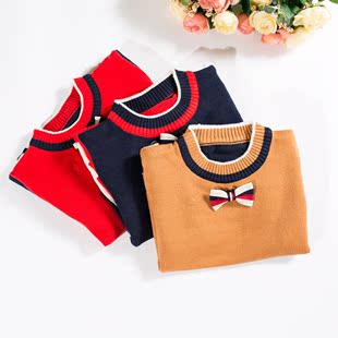 童装毛衣男童套头2016新款秋季韩版中小童儿童宝宝圆领长袖针织衫