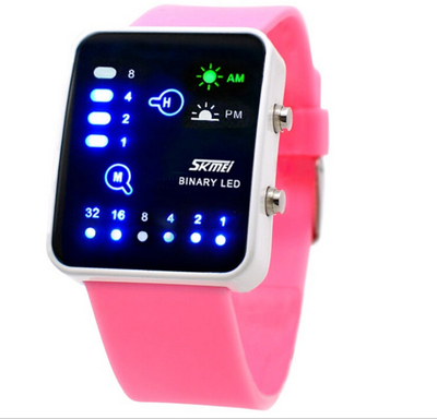 2016嘀嗒时尚新款LED电子手表时尚防水情侣果冻手表学生腕表