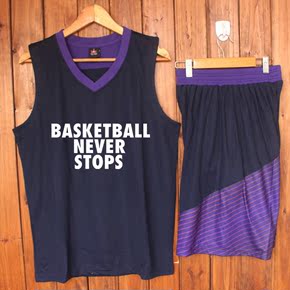 篮球服套装男/短裤有侧袋 篮球训练服比赛队服定制篮球队服团购