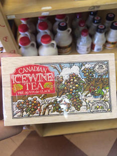 自饮聚会两相宜 加拿大特产 木盒精装冰酒茶 一盒25包 密封