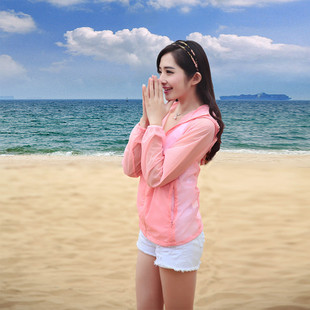 2016新品防晒衣女夏薄款大码长袖短款防紫外线外套夏季沙滩防晒衫