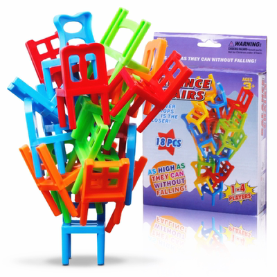 天天特价叠凳子椅子叠叠乐桌面游戏亲子互动儿童益智积木玩具礼物