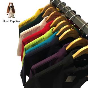 新加坡专柜正品 暇步士hush puppie 男士纯色T恤无兜短袖polo