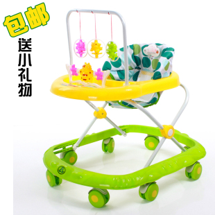 婴幼儿童宝宝助步学步车推车包邮6/7-14可折叠多功能音乐玩具
