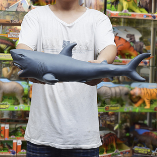 超大号仿真海洋动物玩具模型鲨鱼模型夏天过家家玩具动物模型玩具