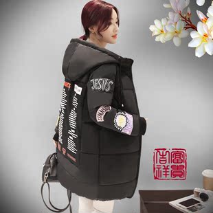 冬天韩版修身加大码胖mm棉衣女学生中长款加厚外套面包服特价包邮