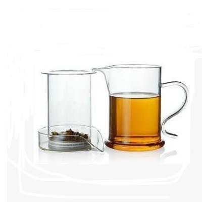 雪菊壶 耐高温透明玻璃带盖红茶泡茶器杯子茶壶纱布过滤功夫茶具