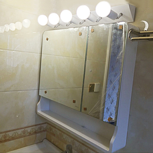 简约创意卫生间镜前灯现代led防水雾浴室镜柜灯梳妆台化妆间壁灯