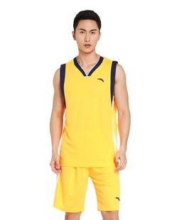 【清仓】正品安踏篮球服运动套装男夏季专业比赛服训练背心