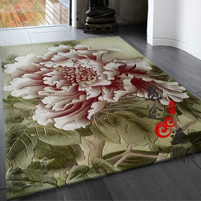加厚加密手工腈纶 地毯 欧式 客厅 茶几 卧室 满铺地毯 定制