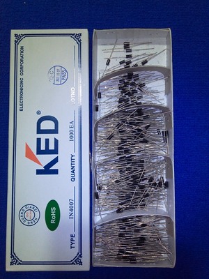 KED整流管驱动电源用1千伏高压整流二极管IN4007整盒一千只