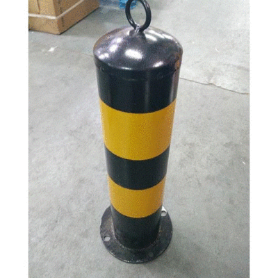 大衡50cm红白道口柱 钢管警示柱 隔离桩 路桩 铁立柱防撞柱反光固